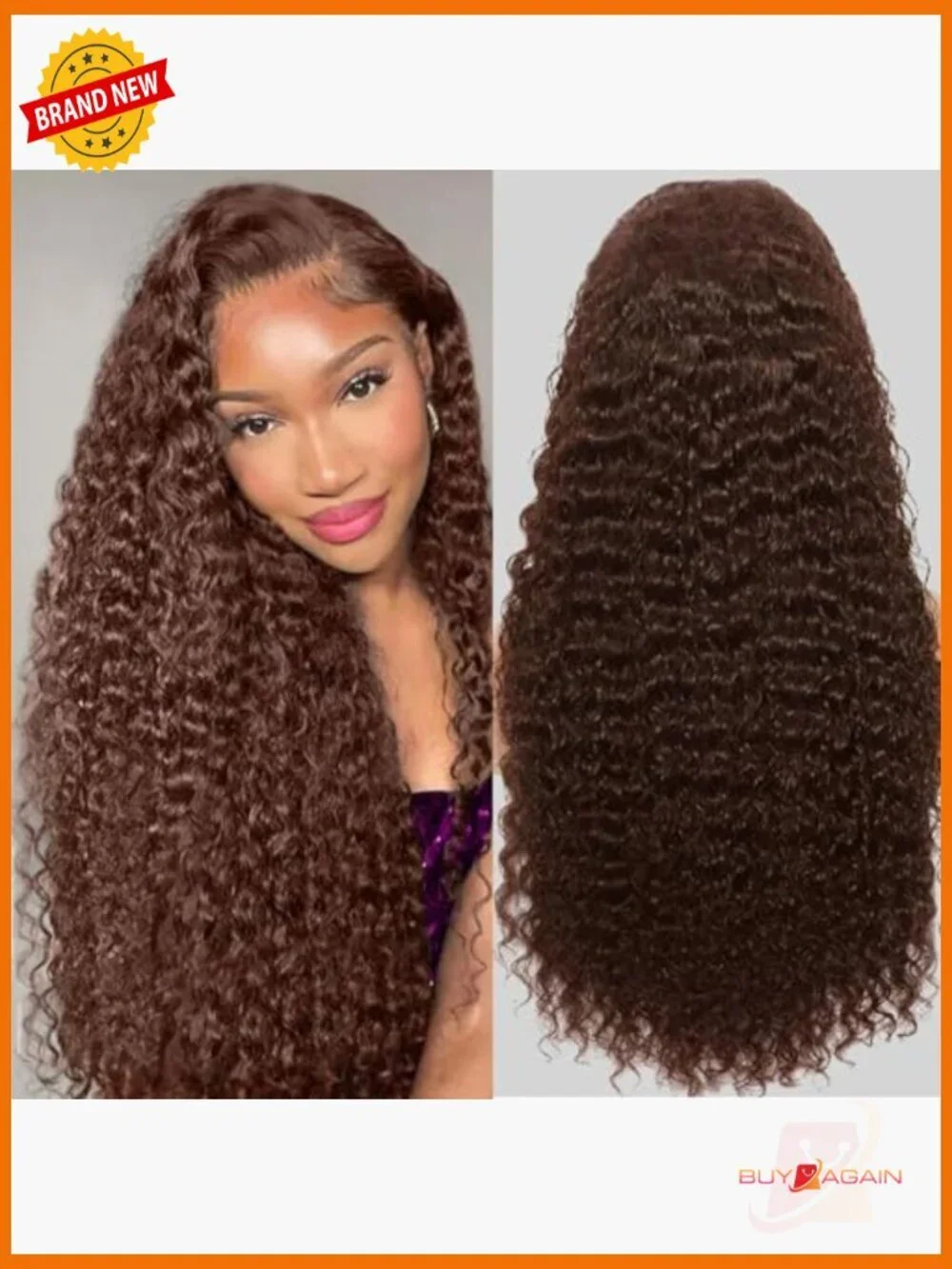13x6 HD Deep Wave Lace Front Wig Human Hair Pre Plucked 26 Inch